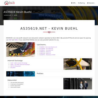  Kevin Buehl AS35619  aka (AS35619)  website