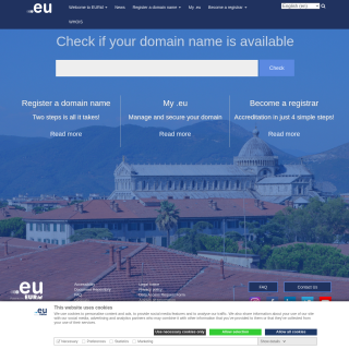  EURid  website