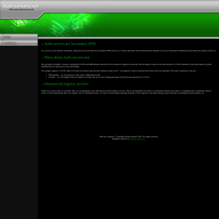 Auth Servers  website