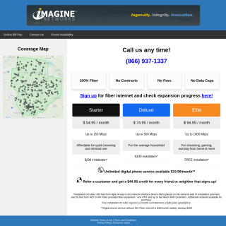  Imagine Networks  aka (INX Fiber)  website