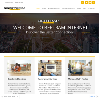 Bertram Communications  website