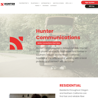  Hunter Communications  website