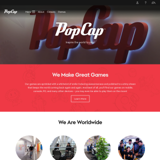  PopCap Games  website