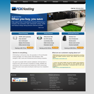  Portland Internet Hosting LLC  aka (PDXHosting)  website