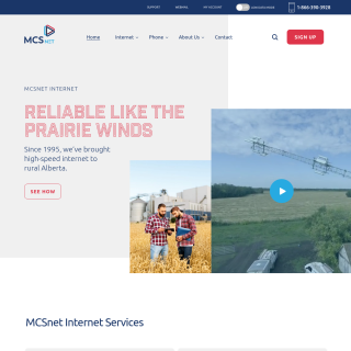  MCSnet  website