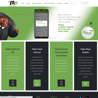  Jamii Telecommunications  aka (JTL)  website