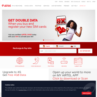  Airtel Networks Nigeria  website