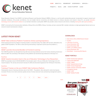 KENET  website