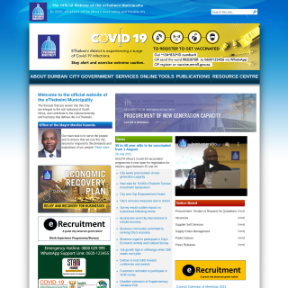 Ethekwini Municipality  aka (eThekwini Municipality)  website