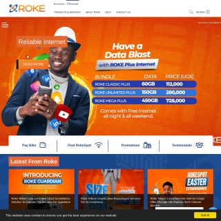  Roke Investments International  aka (ROKE Telkom Uganda)  website