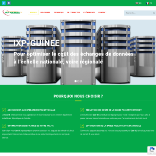  Ministère des Postes, Télécommunications et de l'Economie Numérique  aka (IXP-GUINEE Route server)  website