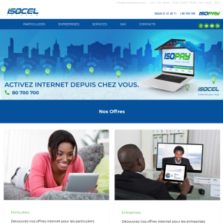 ISOCEL SA  website
