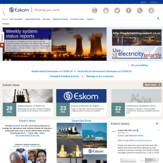 Eskom Holdings  website