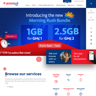  ZAIN-Net  aka (AirtelTigo)  website