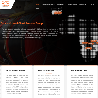 Bandwidth and Cloud Services Group  website