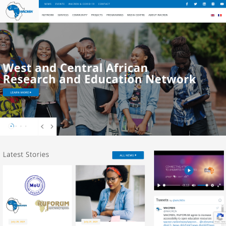 West and Central African Research Network  website