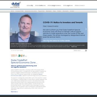 Dube TradePort  aka (DTPC)  website