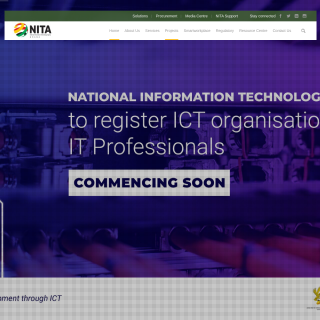  Ministry of Communications Ghana  aka (NITA)  website