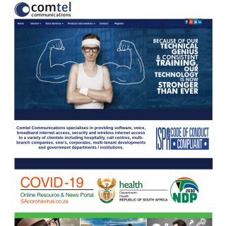 Comtel Communications  website