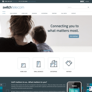 Switch Telecom  website