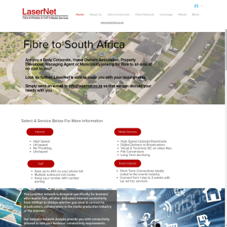 Lasernet  website