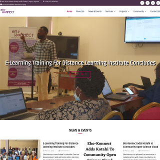 Eko-Konnect Research and Education Initiative  website