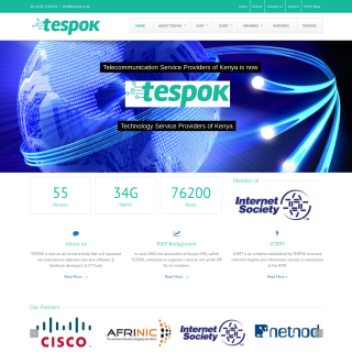 TESPOK-KIXP-NBO Management Network  website