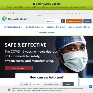 Essentia Health East  website