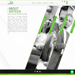Wateen Telecom  website