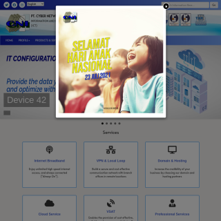 Cyber Network Indonesia  website