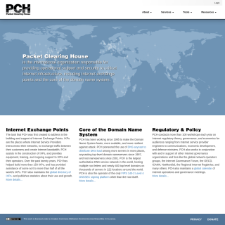  Packet Clearing House  aka (PCH, WoodyNet)  website