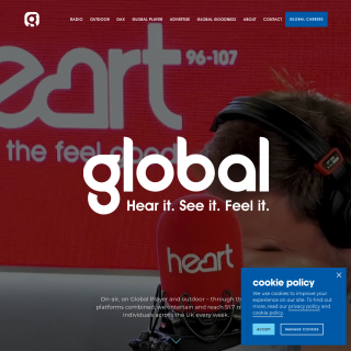  Global Radio  aka (GCap Media PLC)  website