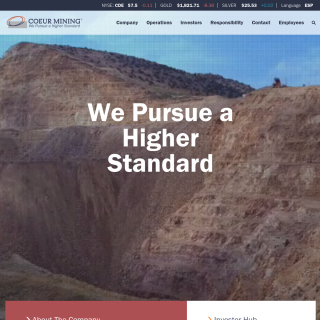 Coeur Mining website