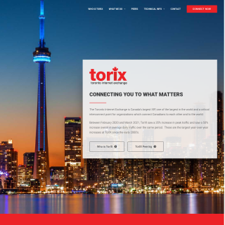  TorIX Services Network  aka (Toronto Internet Exchange Community)  website