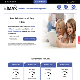 TelMAX aka (telMAX Inc.) website