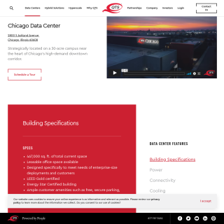 QTS Chicago website