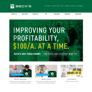 Beck's Superior Hybrids  aka (Becks Hybrids)  website
