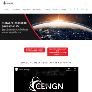 CENGN - Centre of Excellence in Next Generation Networks  website