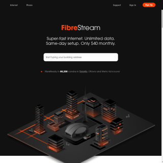 FibreStream  website