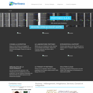 Pertineo  website
