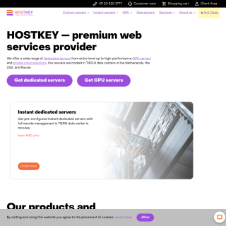  HOSTKEY-USA  aka (HOSTKEY USA, Inc.)  website