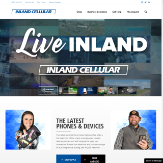 Inland Cellular  website