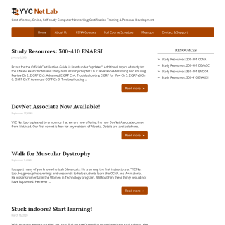 YYC Net Lab  website