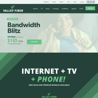  Valley Fiber  website