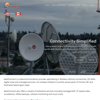 WestConnect Communications  website