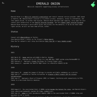 Emerald Onion  website