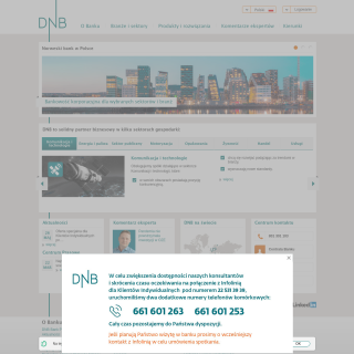  DNB Bank Polska  website
