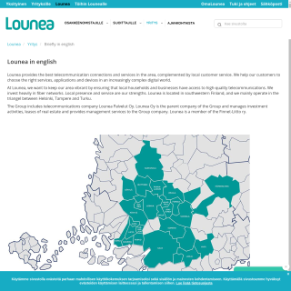 Lounea Palvelut  website