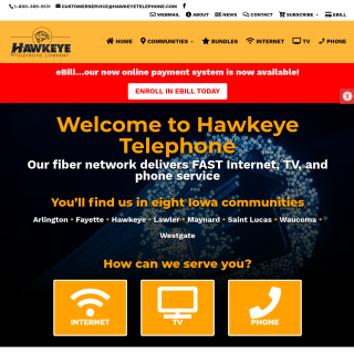 Hawkeye Telephone Company aka (Hawkeye) website
