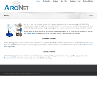 AiroNet  website